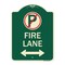 Signmission Fire Lane Heavy-Gauge Aluminum Architectural Sign, 24" x 18", G-1824-24021 A-DES-G-1824-24021 - alternate 1